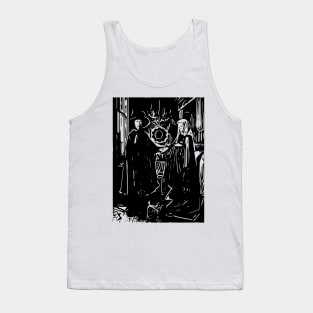 Van Eyck | Arnolfini Portrait | Line art Tank Top